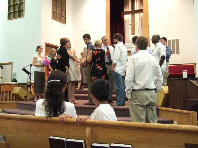 Pastor Paul is a friend of the offical minister. He comes to help the wedding because the Groom's father is serving the wedding celemony. Pastor Paul will take over the wedding service when dad break down or cry off his service.